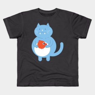 Chubby cat Kids T-Shirt